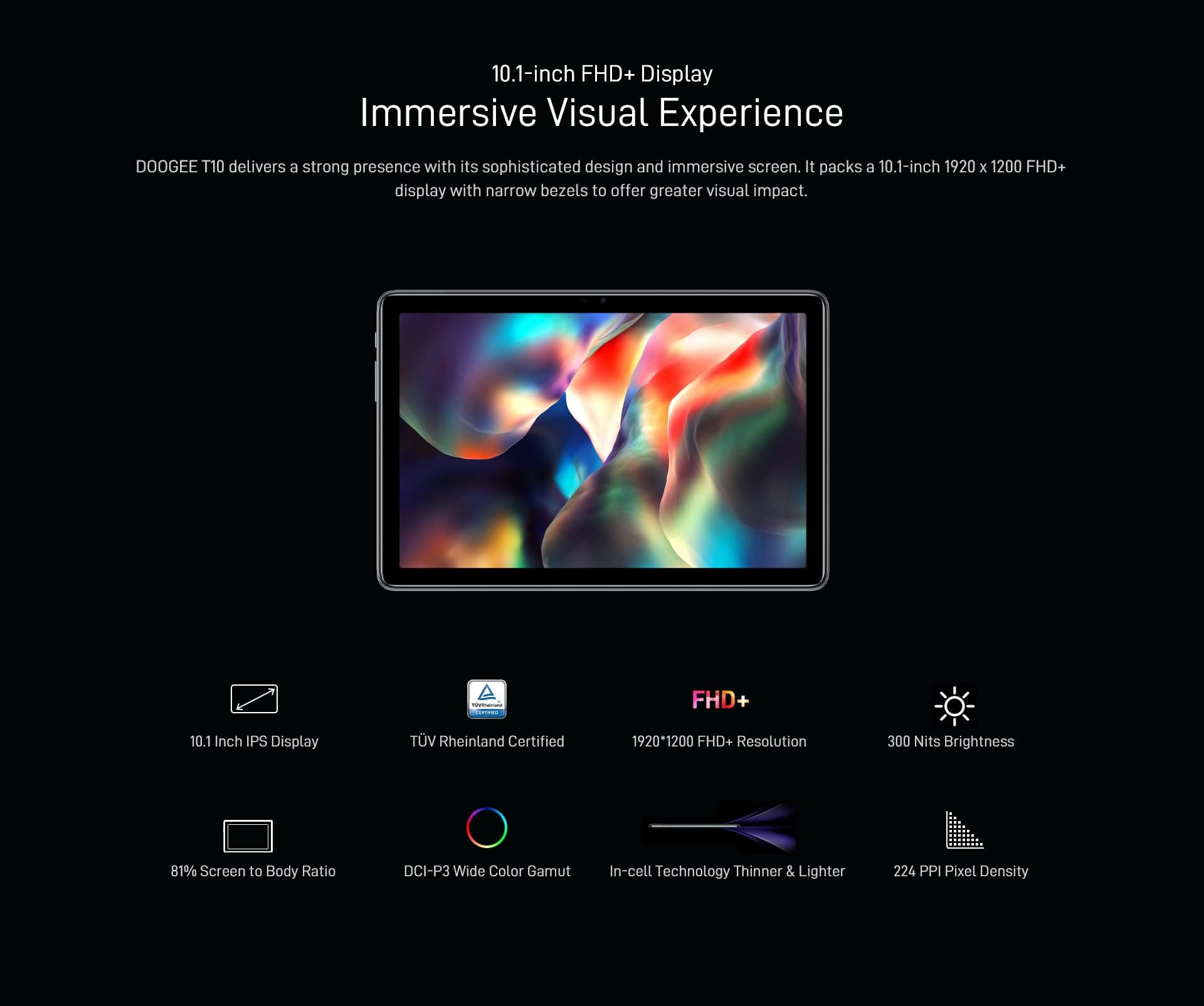 T10 10.1 8GB/128GB Niebieski - Tablet Marka