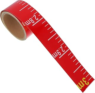 Escala Agua Calcomanía Autoadhesiva Para Medir Altura De Líquido Para Piscinas y Tanques Color Rojo