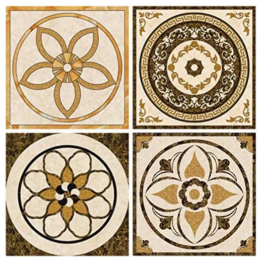 Profesticker 16 Vinilo Azulejo Adhesivo Mural 2D PVC Auto-Adhesivo Baldosa Cuadrado Pegatina Pared Revestimiento Decorativo Cocina Baño Impermeable (marrón)