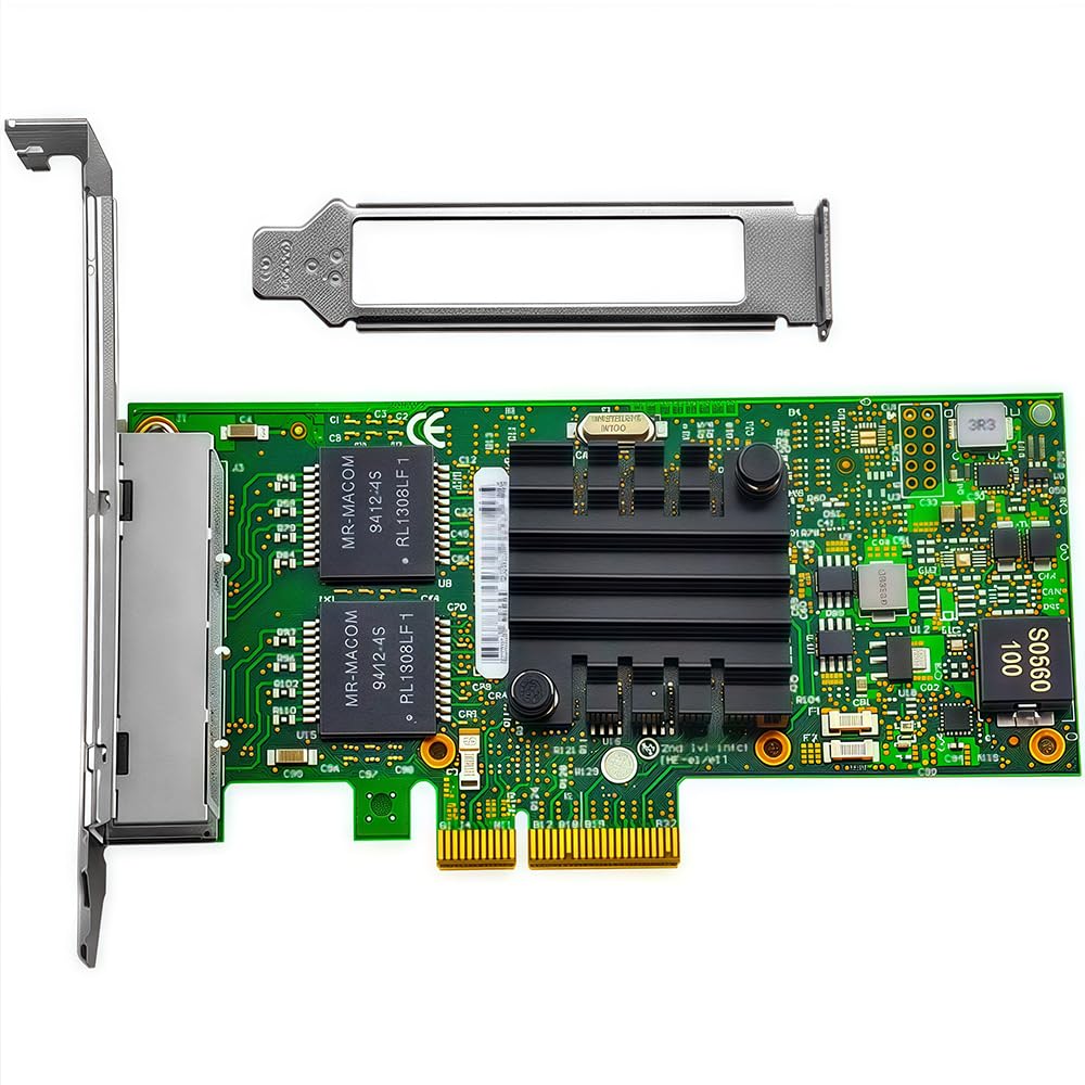 Amazon.com: 1GbE RJ45 Network Card Compatible with I350-T4, 4-Port