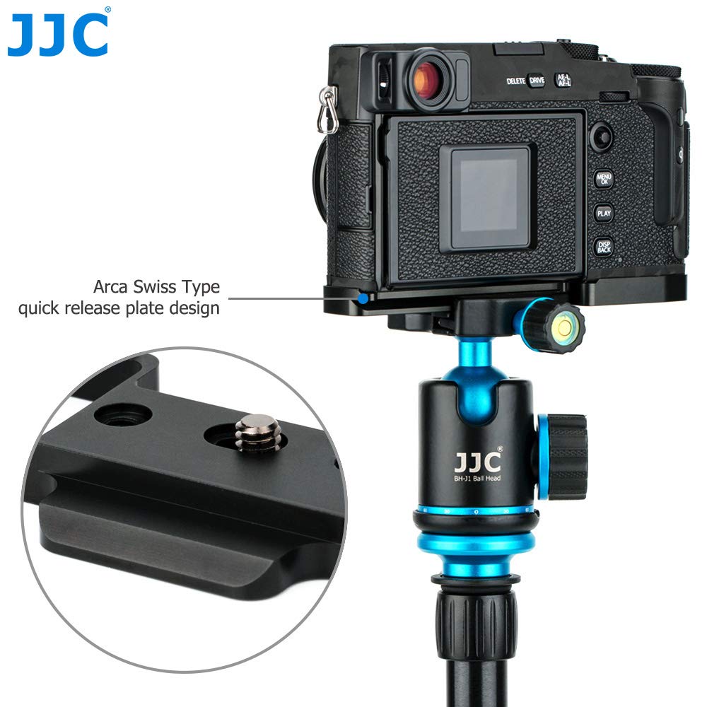 JJC Typ Arca-Swiss Metalowy uchwyt do Fujifilm X-PRO3, X-PRO2, X-PRO1 Zastępuje Fuji MHG-XPRO3, MHG-XPRO2, MHG-XPRO1 Podnieś przenośne uczucie do nagrywania wideo Youtube Vlog