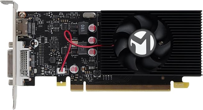 maxsun GEFORCE GT 1030 2GB GDDR5 64-Bit Video Graphics Card GPU PCIe 3.0 DirectX 12 ITX HDCP DVI HDMI SFF Low Profile Ready Fast Performance Than 2GD4