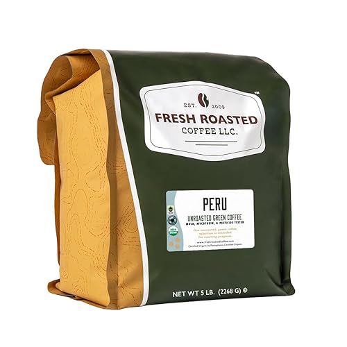 Café verde sin tostar, paquete de 5 libras, de Fresh Roasted Coffee