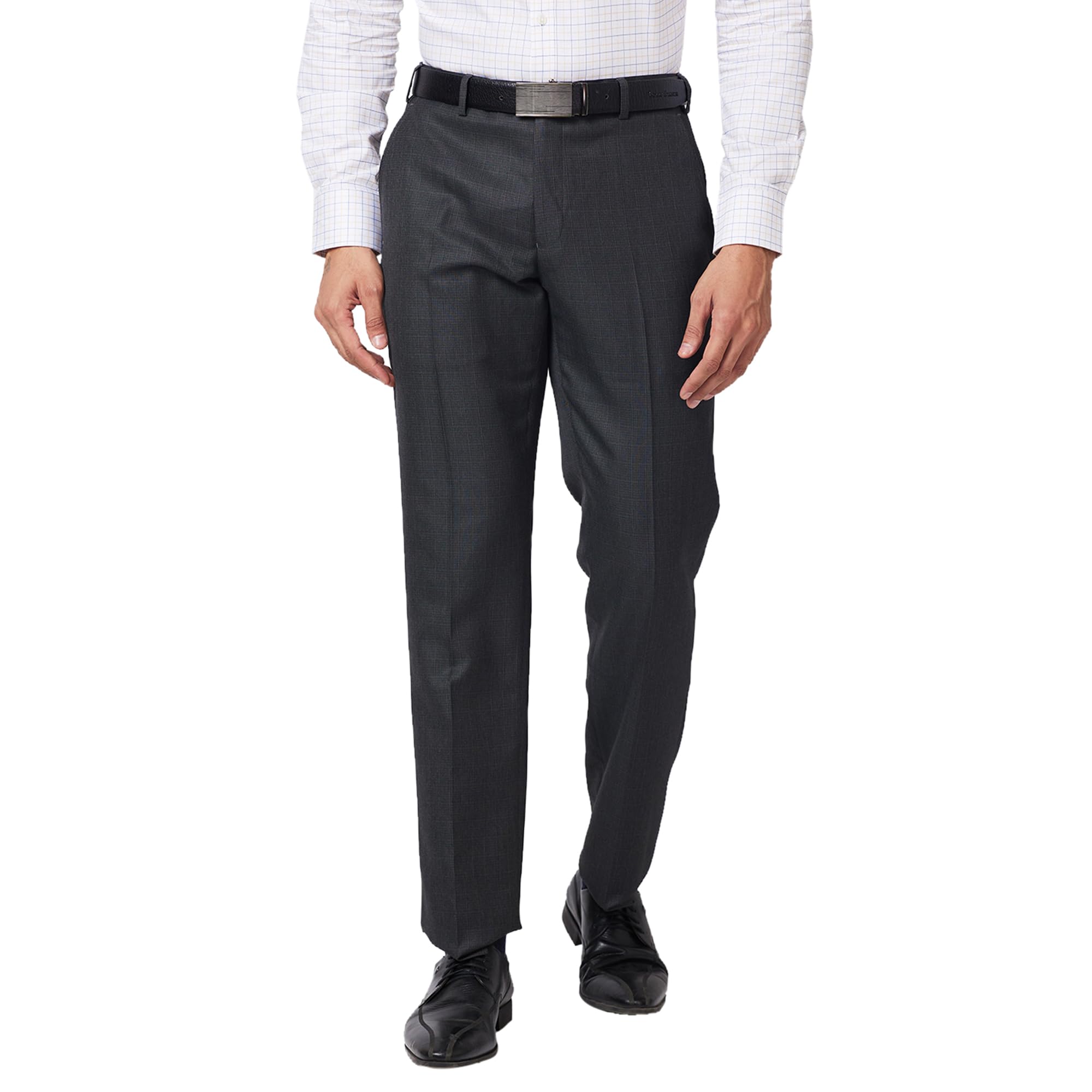 park avenue Men Mid Rise Regular Fit Self Design Trouser-picture-13