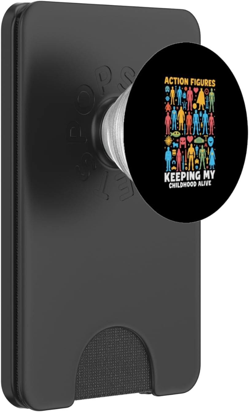 Action Figure Collector Toy Enthusiast Toy Collecting PopSockets PopWallet for MagSafe