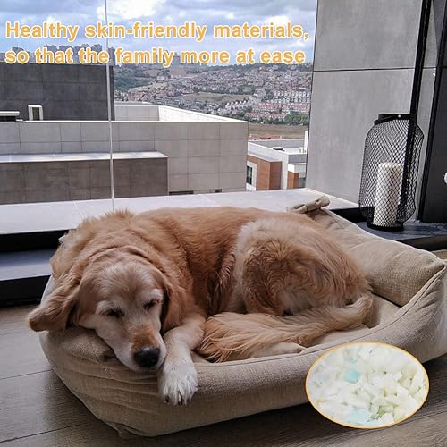 Miniatura 7 de Relleno de fibra, relleno de fibra de poliéster de 10.58 onzas, espuma de relleno de bolsa de frijol de 10.58 onzas, fibra de relleno de espuma de