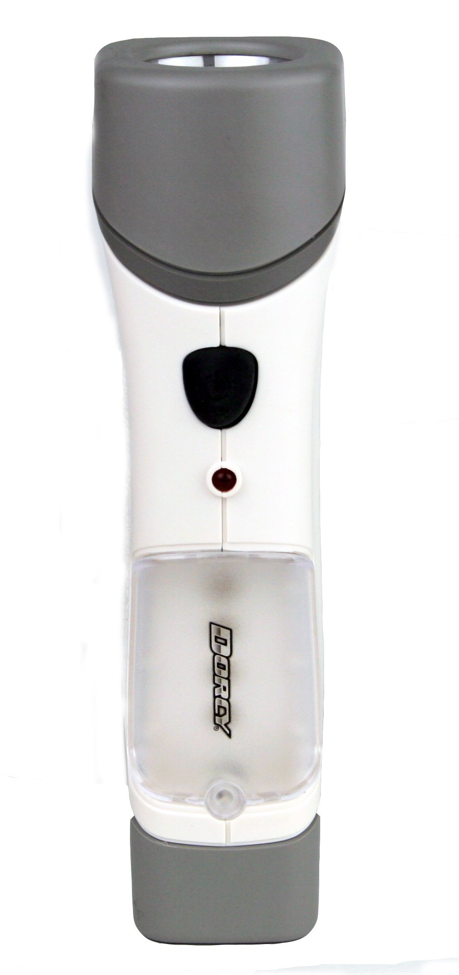 Dorcy 41-1032 Failsafe Rechargeable LED Emergency Flashlight, 23-Lumens, White and Grey Finish Home Improvement