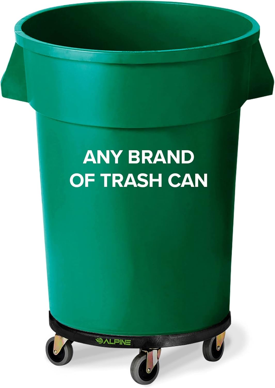 Alpine Trash Can Dolly Heavy Duty CommercialGrade Dolly