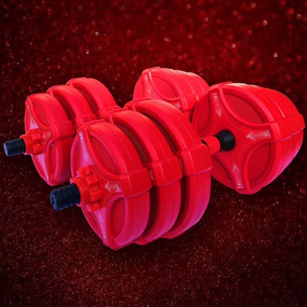 Regulowane hantle Zestaw hantli ciężarków 2 w 1 Hantle do podnoszenia Można przekształcić regulowane hantle Sztanga Siłownia Domowa Fitness(10kg(5kg*2))