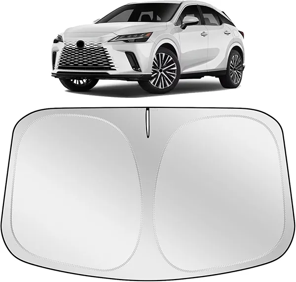 XHRING Windshield Sun Shade Sunshade Compatible with Lexus RX RX350 RX 350 450 350H 450H 2025 2024 2023 Accessories Car Front Window Sun Shield Cover