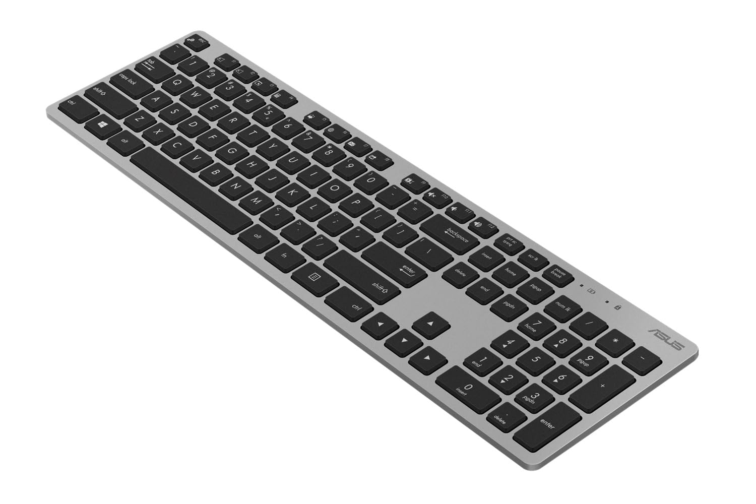 Asus W5000 Ensemble Clavier et Souris sans Fil 2,4 GHz Gris et Noir