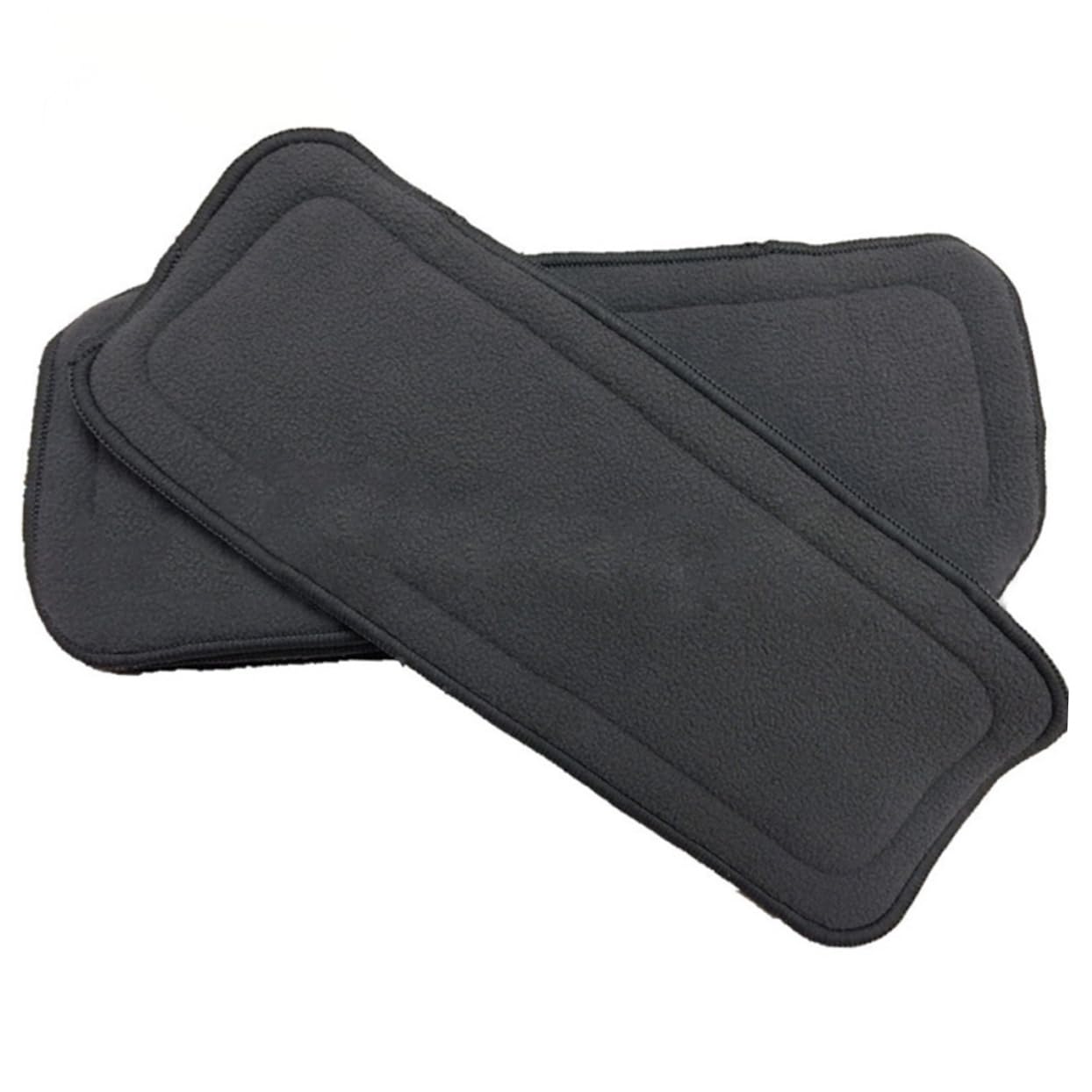 Forros de Pañales de Tela Lavables y Reutilizables de 5 Capas 10 Piezas | Pañales de Reutilizables Lavable, Fibra de Poliéster, 10 Piezas para Ñiño