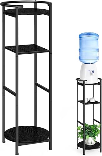Miniatura 9 de Soporte para Dispensador de Agua de 5 Galones, Soporte de 3 Niveles para Dispensador de Bebidas con Estante de Almacenamiento, Soporte de Agua de