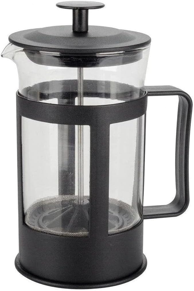 Cafeteira Prensa Francesa 950ml Vidro Borossilicato Manual Inox Café Encorpado Chá Espuma de Leite Pressca Cremeira Portátil Elegante Resistente Alta Temperatura Limpeza Fácil Sustentável