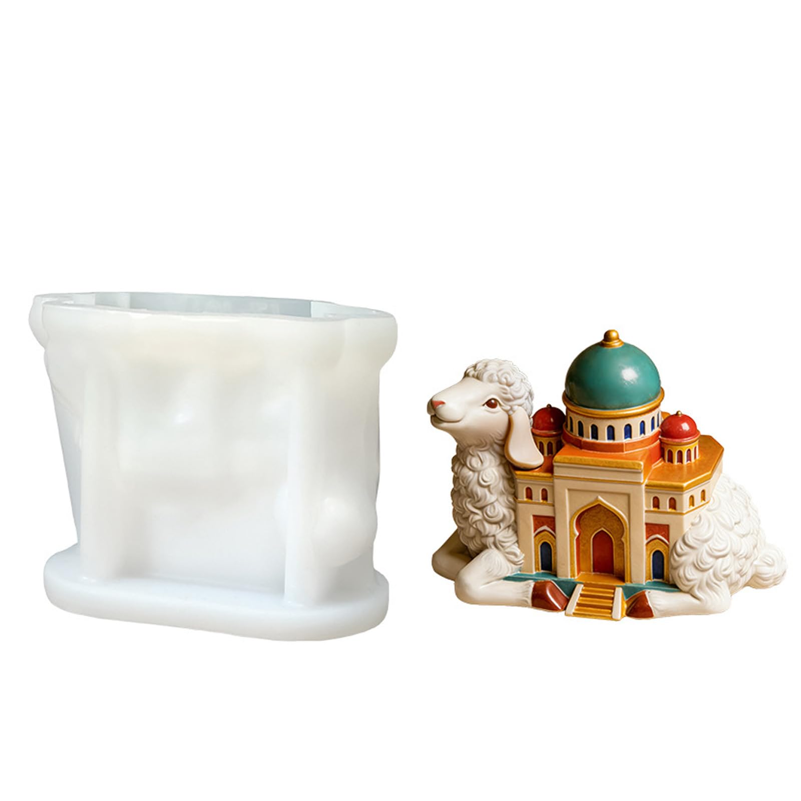 Kaeltsyn Charm Camels House Silicone for Artistic Making and Resin Decorations Sheep House