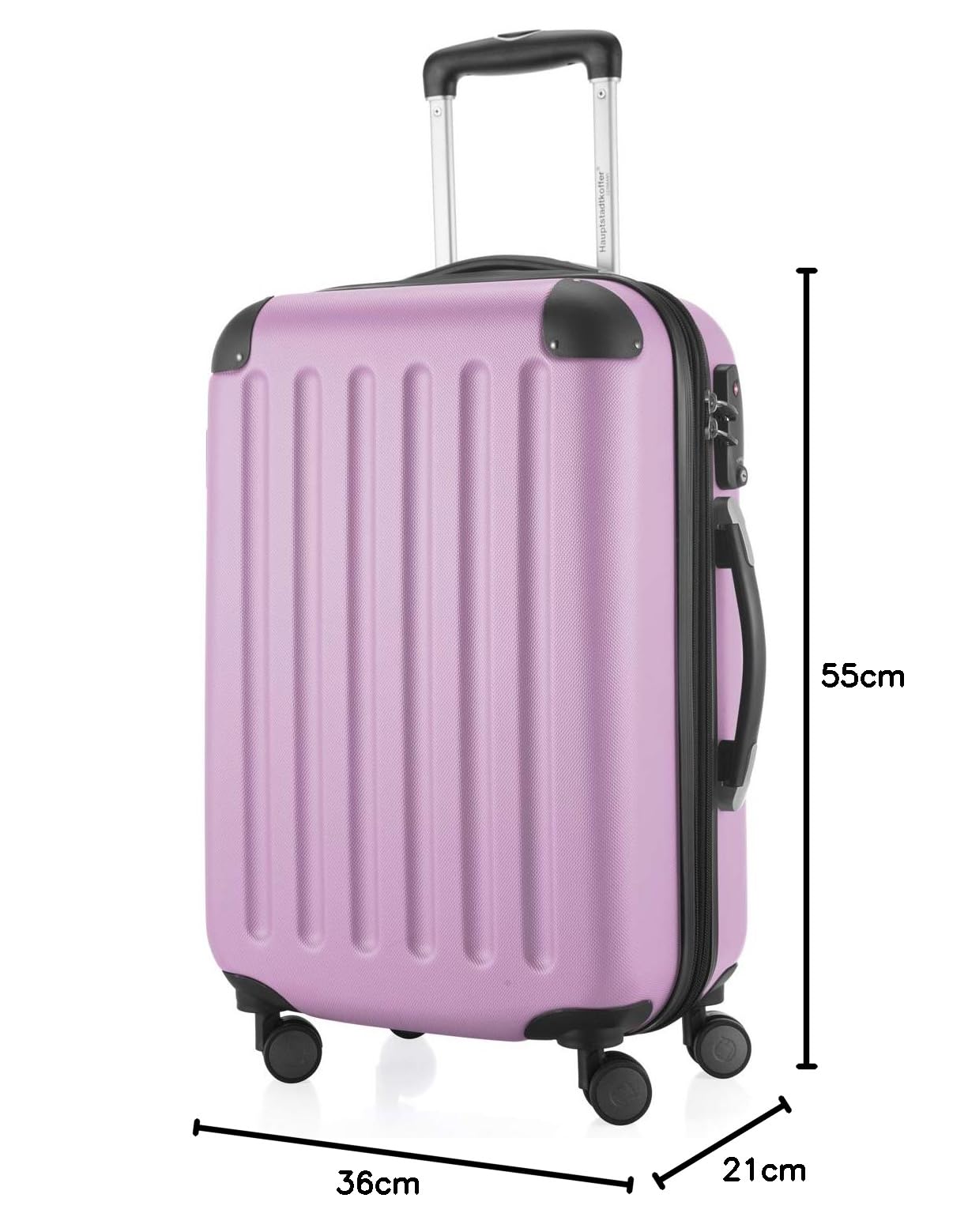 HAUPTSTADTKOFFER - Spree - Maleta rígida, Trolley expandible, Equipaje de Viaje, 4 Ruedas Dobles, TSA, 65 cm, 74 litros, Champán — view 388