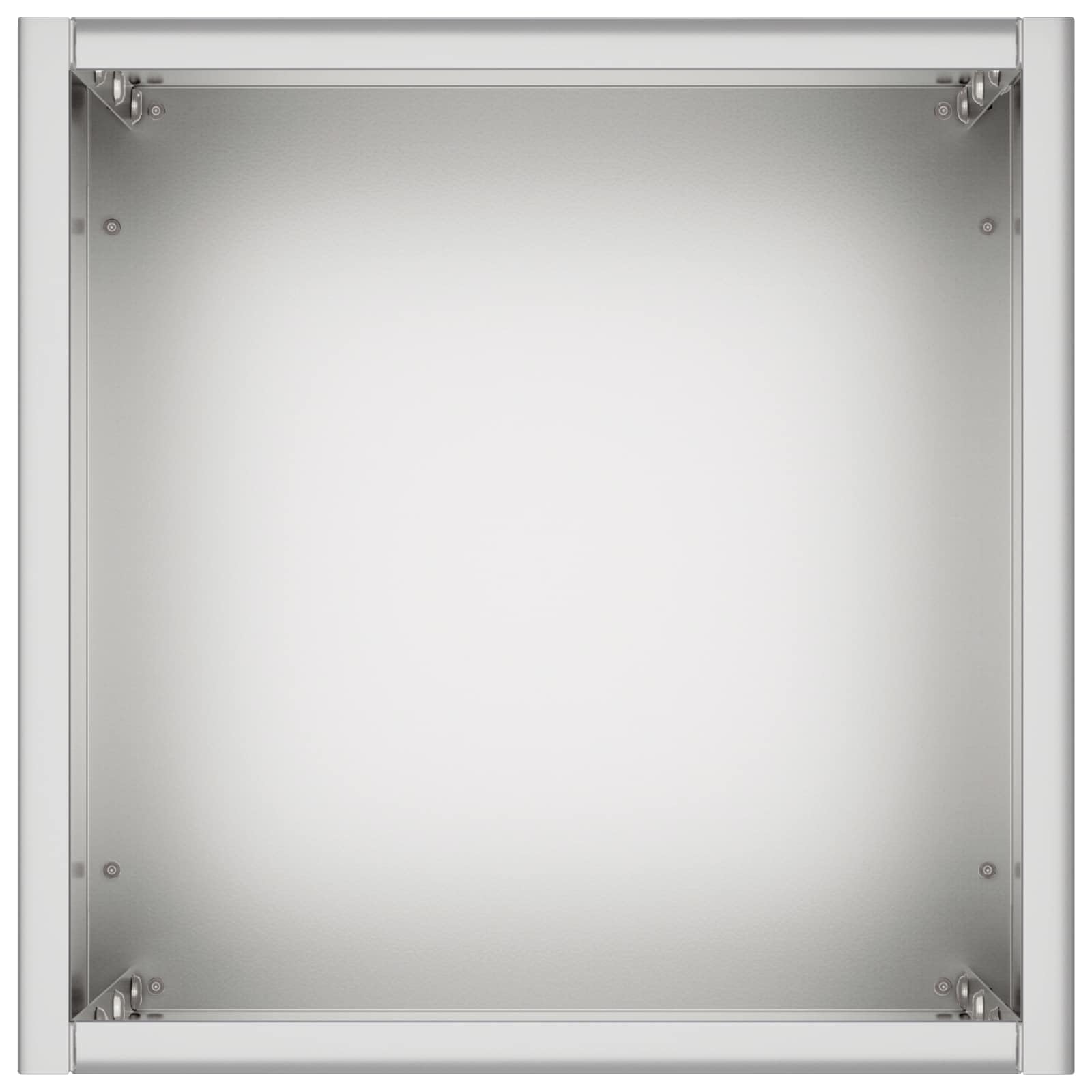 Genérico Macetero de Jardín 2 uds. Plateado 20 x 20 x 40 cm,Casa y jardín,Maceteros y jardineras,4.3 kg-8005299