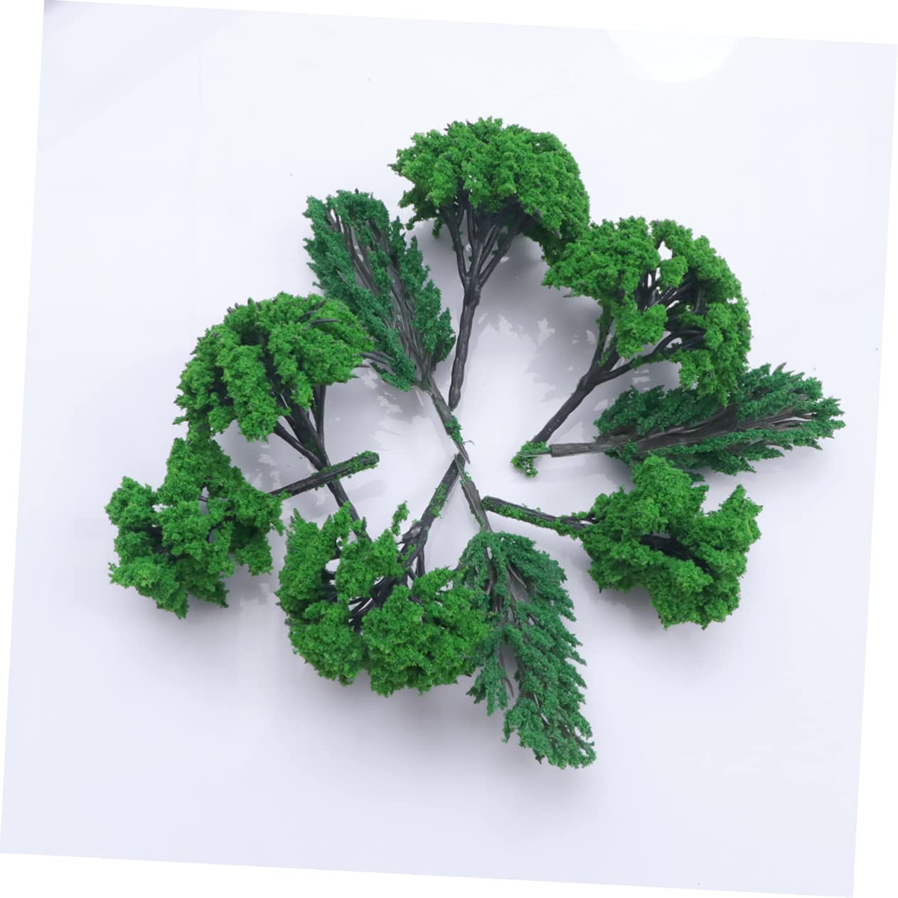 MAGICLULU 100piezas Árbol Modelo de Paisaje Árboles Modelo Artificiales Plantas Falsas Decorativas Árboles para Maquetas de Modelismo para Paisajes de Parque y Escenarios de Interior