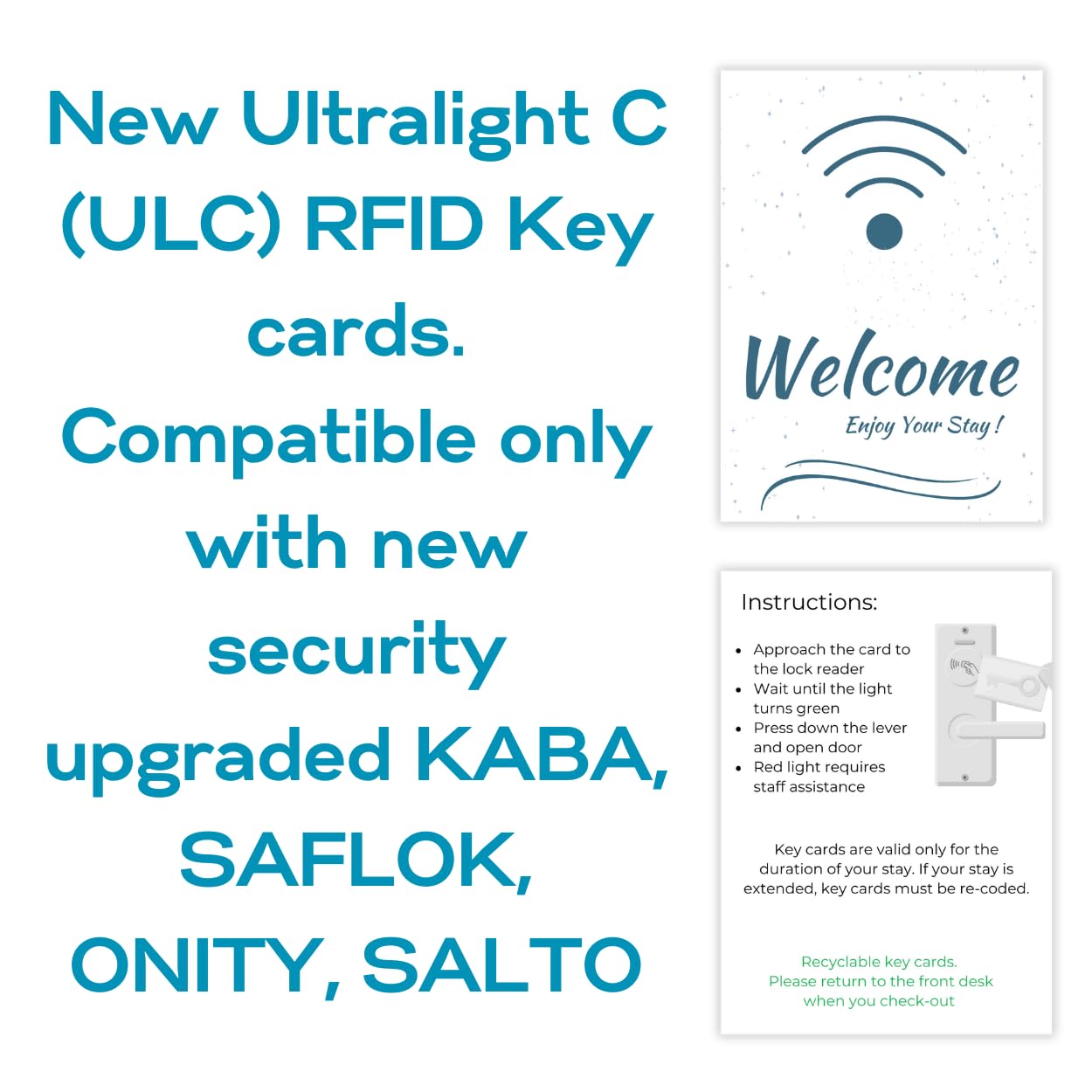 Amazon.com: New Ultralight ULC RFID Hotel Key Cards, 200 Pcs