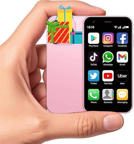 Vista 11 de Mini Smartphone XS15, 3G 3.0 pulgadas HD 2GB+16GB Android 8.1 1000mAh Dual Sim Quad Core Mini teléfono Regalo para niños Teléfono pequeño Teléfono