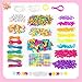Just My Style ABC Beads by Horizon Group Usa, 1000+ Charms & Beads, Alphabet Charms, Accent Beads, Seed Beads, Star Beads, Wax Beading Cord, Satin Cord & Key Ring Included, Bright
