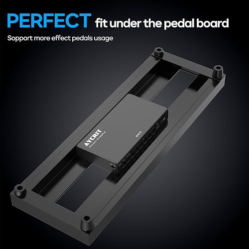Miniatura 4 de Nueva versión Fuente de alimentación de pedal de guitarra AYCRIT recargable, 12800 mAh, 9 salidas 9V2A12V1.5A18V450mA y puerto 5V2A tipo C para