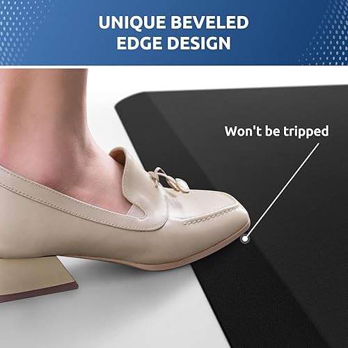 Miniatura 244 de KitchenClouds - Tapete antifatiga acolchado para cocina, impermeable, antideslizante, cómodo, para escritorio de pie, fregadero y oficina, 17.3 x 39