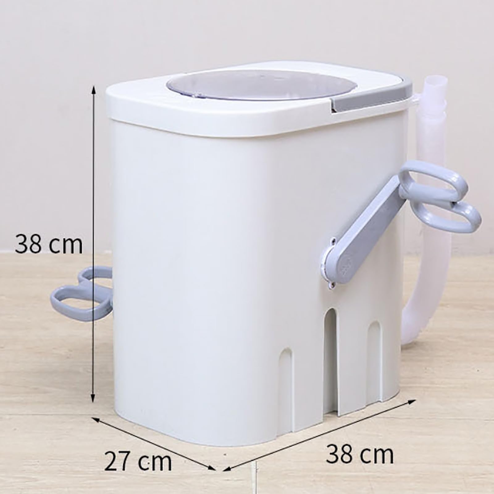 Lavatrice Portatile, Lavatrice Manuale Con Maniglia Antiscivolo, Lavaggio Efficiente E Decontaminazione Potente, Nessuna Necessità Di Elettricità E Maniglia Rimovibile, Per Appartamenti E Dormitori