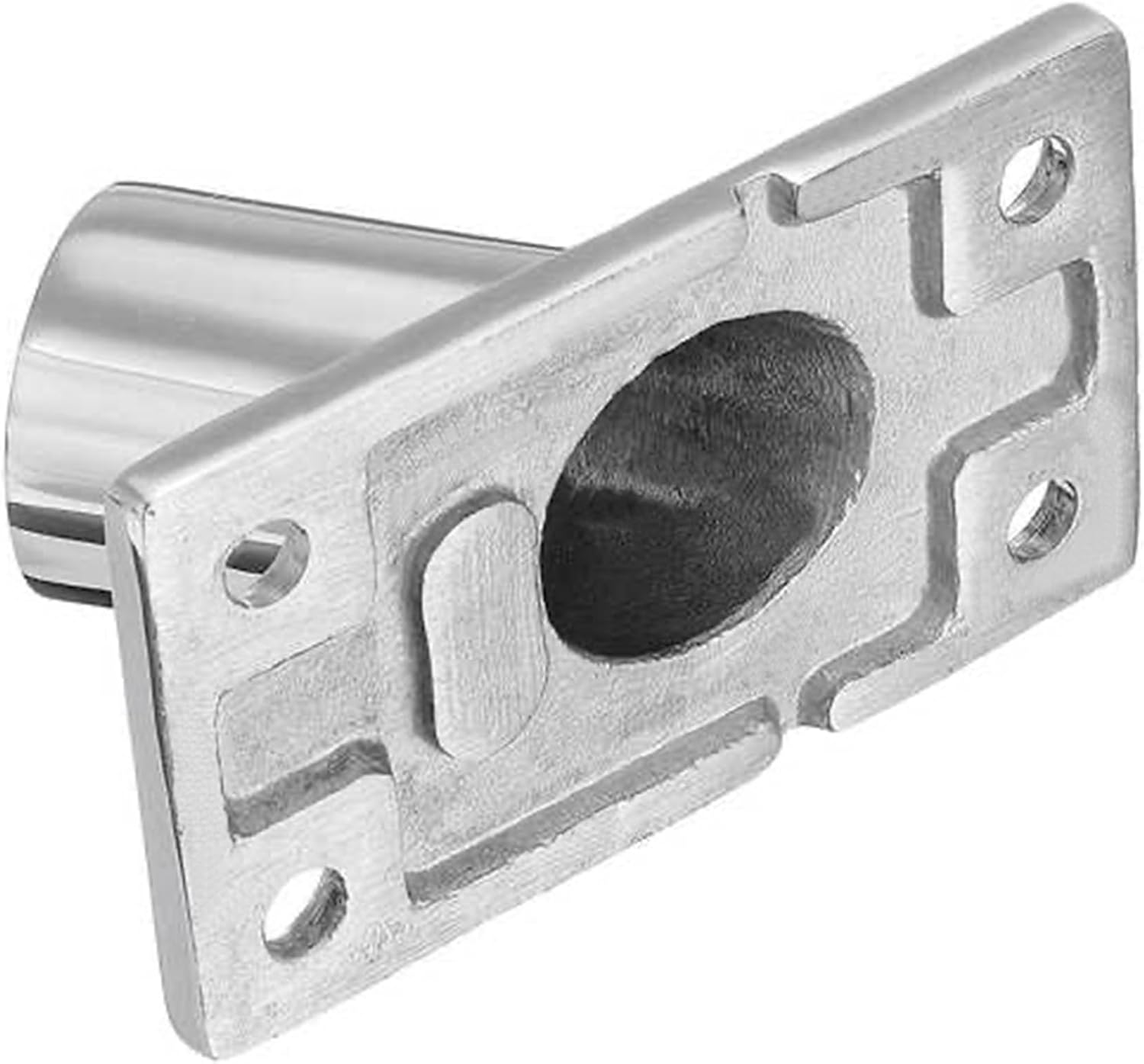 SHENGHUISS Boat Hand Rail Fitting Heavy Duty 316SS Marine Square Base with L Shape Hex Key and Screws