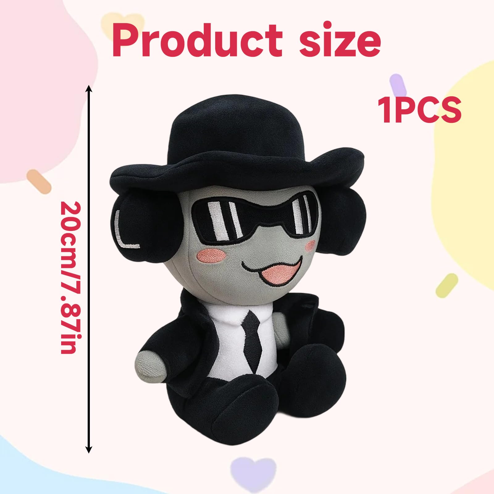 chance plush, Forsaken Plush Toy, Cute Roblox Plush for Collectors and Kids for birthdays Halloween, and Christmas - Image 2