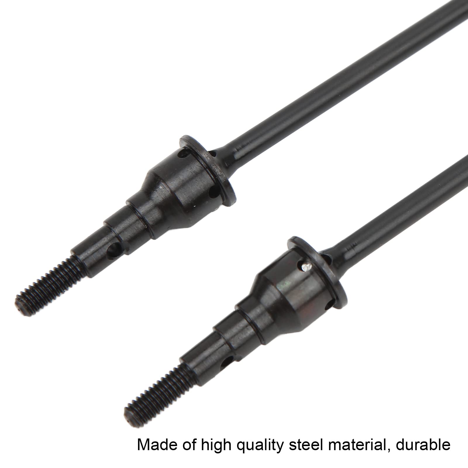 Dioche Losinut U4 Mises à Niveau Los232032 Noir 2 Pièces Rc Voiture Acier Avant Arrière Cvd Arbre D'entraînement pour Losi 1 10 écrou U4city Véhicule