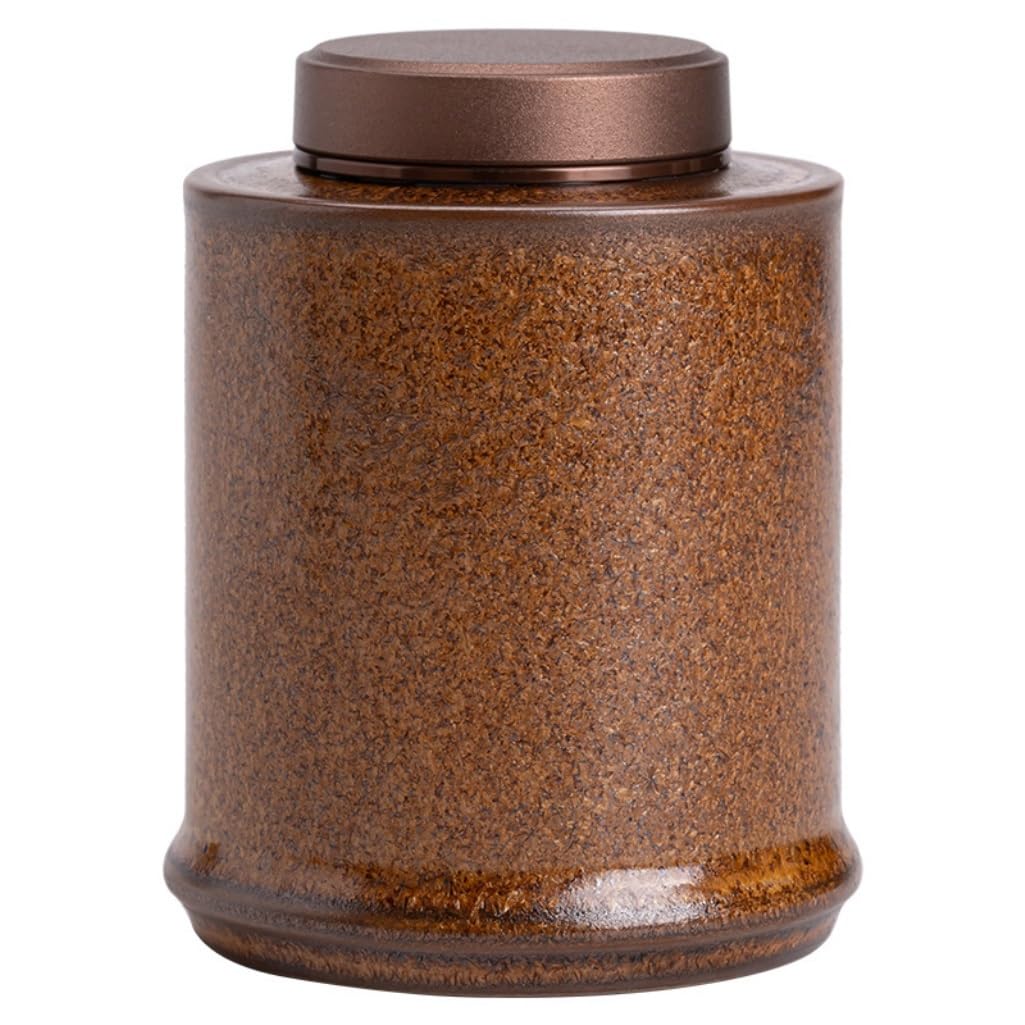 HLTYGWX Słoik na cukier ceramiczny luzem słoik do przechowywania herbaty kreatywny szczelnie zamknięty słoik chiński Retro magazyn herbaty podróż przenośny słoik do przechowywania w kuchni pojemnik na