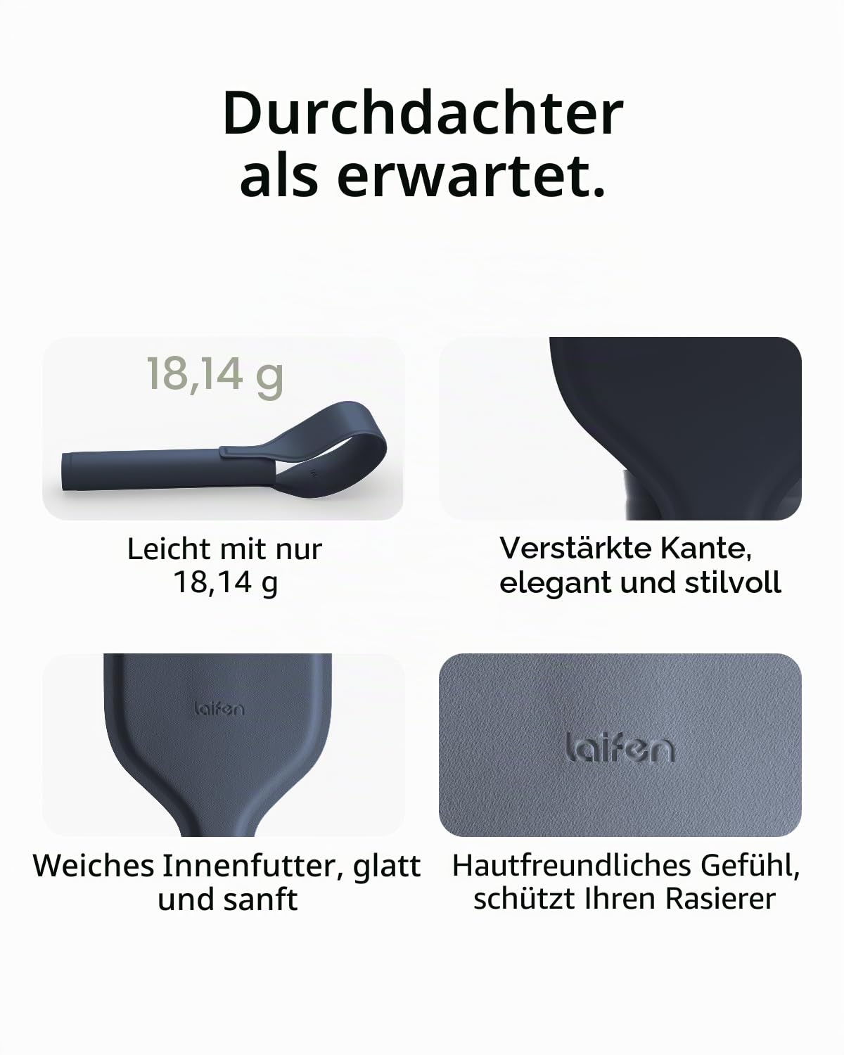 Laifen T1 Pro Schutzhülle für Elektrorasierer (Grau) (Blau)
