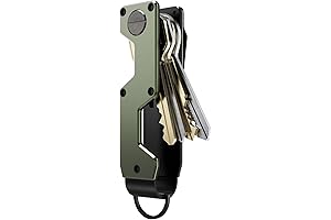Minimalist Secure Key Holder Organizer Keychain for 1-5 Keys