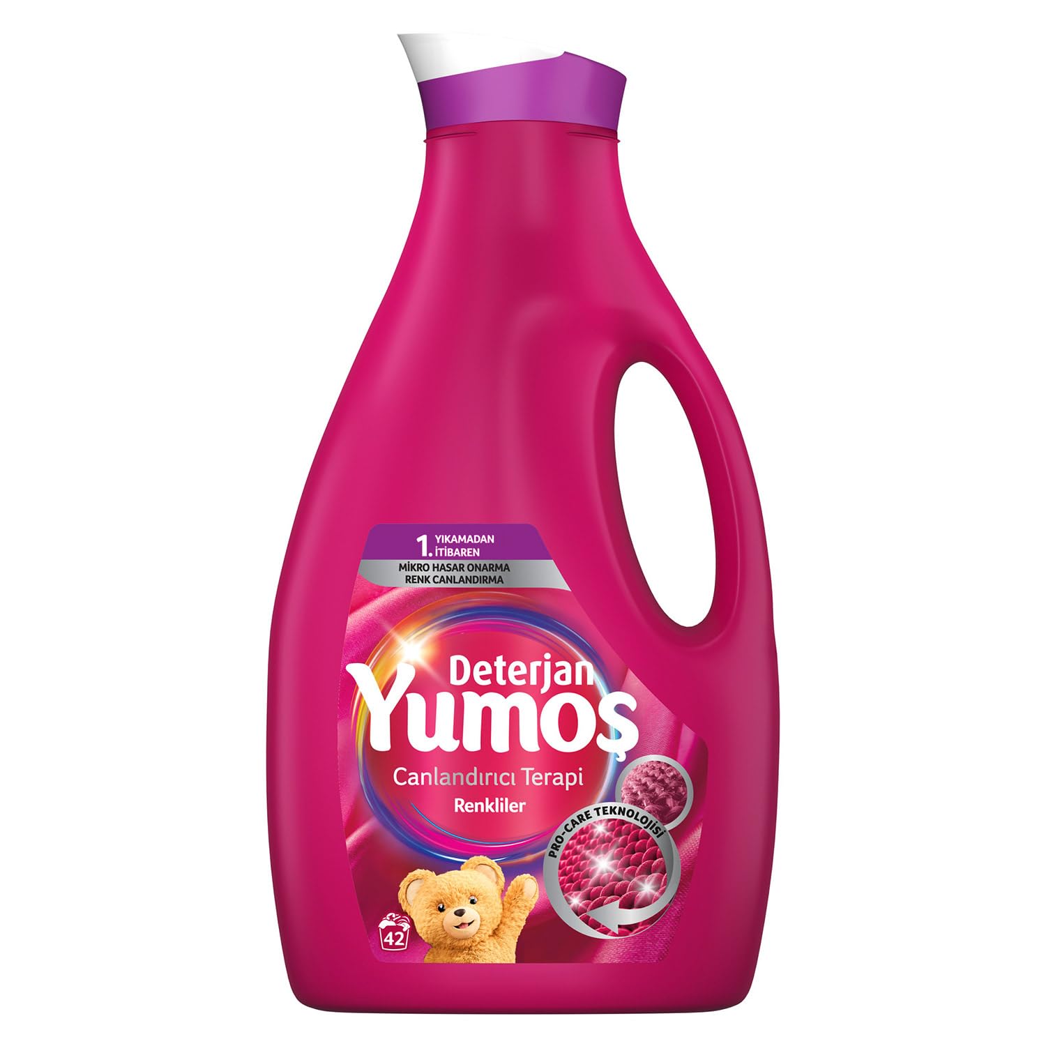 Yumoş Sıvı Çamaşır Deterjanı Canlandırıcı Terapi Renkliler İçin 2520 ml