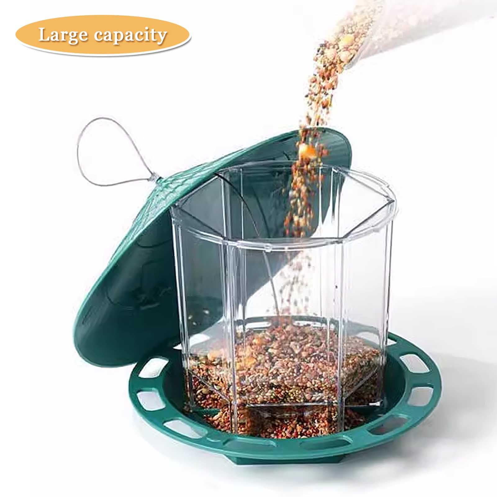 Comederos para pájaros para al Aire Libre Alimentador de Aves Colgantes de Aves Salvajes comederos para pájaros a Prueba de Ardillas para el Aire