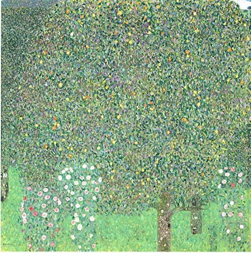 Toile Gustav Klimt Roses under Trees poster A3 art decoration murale
