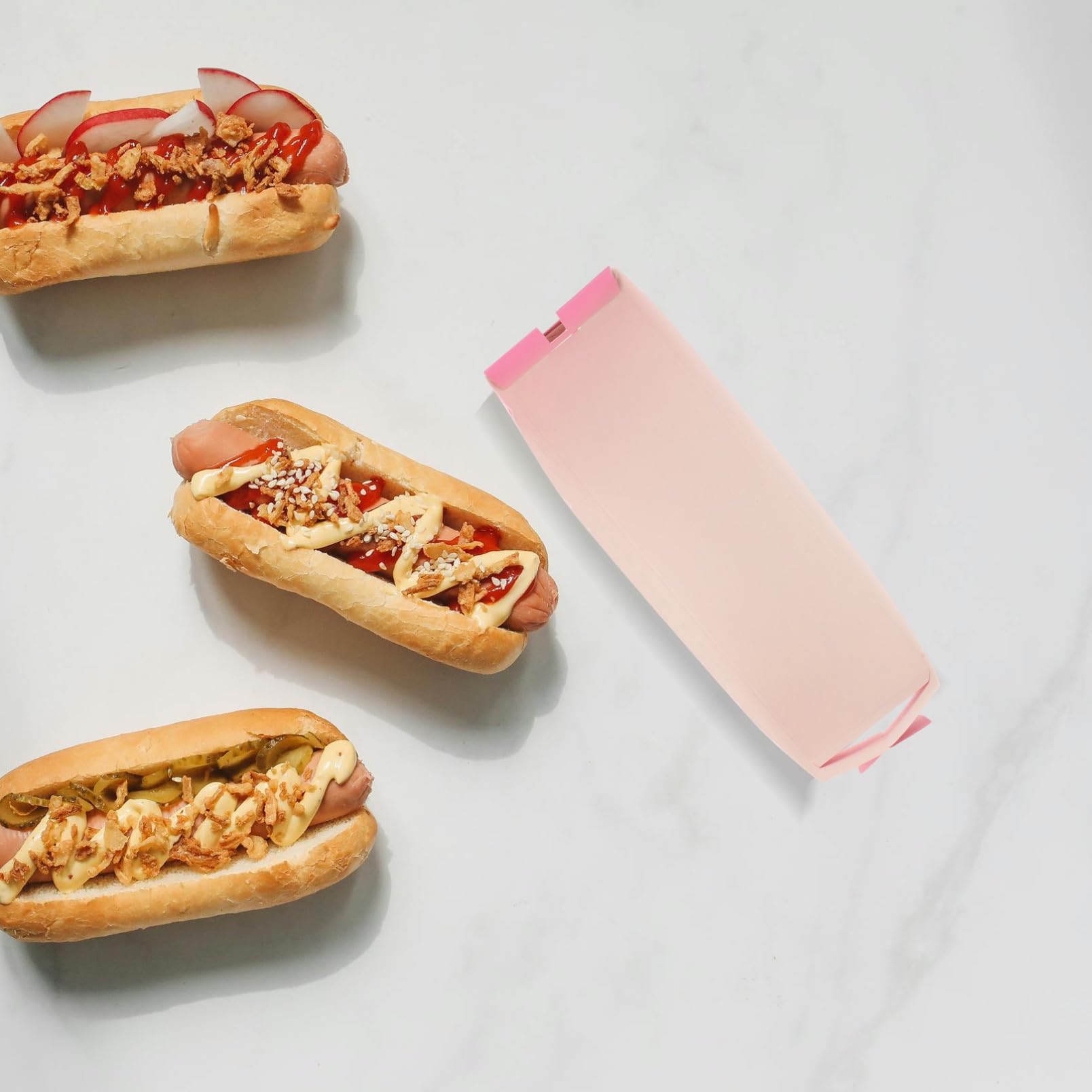100Piezas Cajas de Papel para Perritos Calientes Unidades Contenedores de Snacks Bandejas de Comida para Sushi y Aperitivos Envases de Cartón para Eventos y Restaurantes
