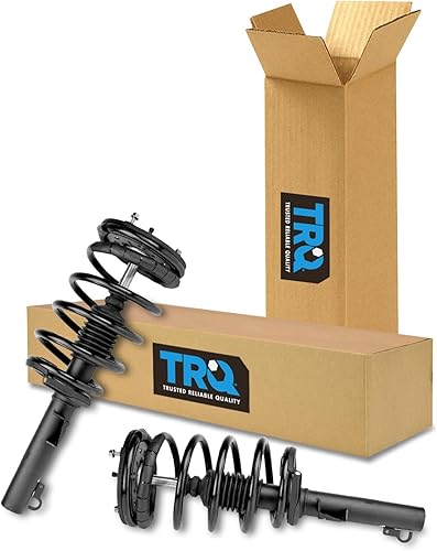 Miniatura 120 de TRQ - Conjunto de puntal delantero y resorte helicoidal (lados del conductor y del pasajero), para auto