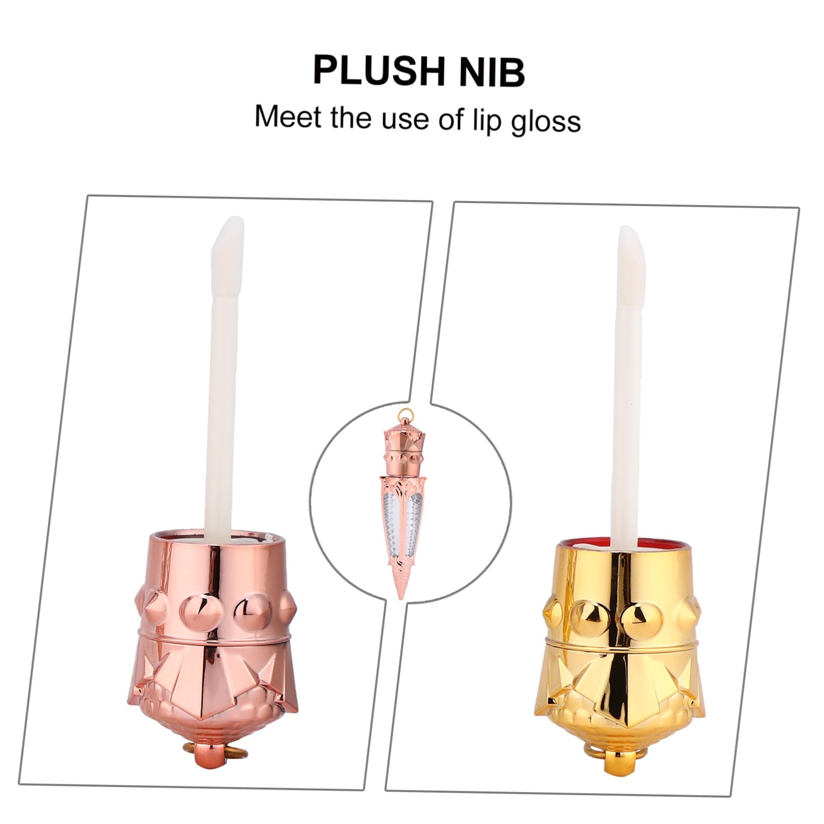 Lot De 10 Tubes De Gloss à Lèvres Vide 5ml Design Radis Compact Étanche Pour Maquillage Lèvres Usage Quotidien Cuir Chevelu Familial