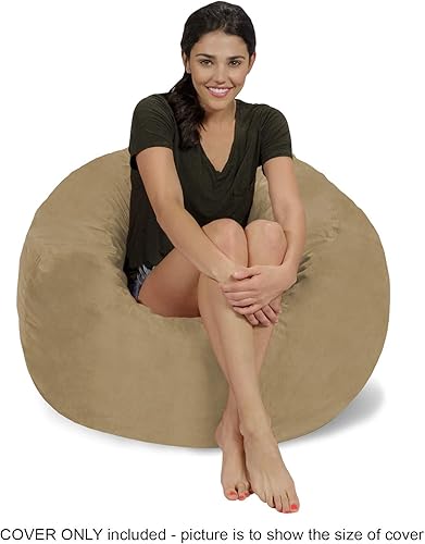 Miniatura 26 de Chill Sack - Funda para puf Microgamuza - Carbón - Solo funda,Microsuede - Chocolate - Solo funda,Microsuede - Azul marino - Solo funda,Guijarro -