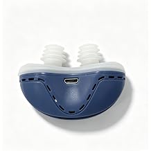 Anti Snoring Devices, Double Vortex Anti Snoring Device, Snoring Solution, Adjustable Wind Speed, Suitable for All Nose Shapes, Stop Snoring Suitable for Men and Women, Blue-BDEA01