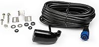 Lowrance 000-0106-72 Transom Mount 83/200 kHz Skimmer Transducer with Temp Sensor - Durable Fish Finder Accessory