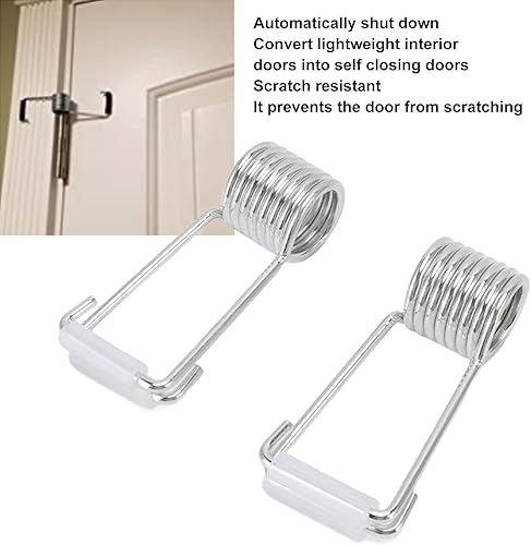 Miniatura 5 de 4 piezas de cierre de bisagra de resorte de 0.8in, moderno cierre automático, pasadores de bisagra de resorte, accesorios de pestillo de puerta,