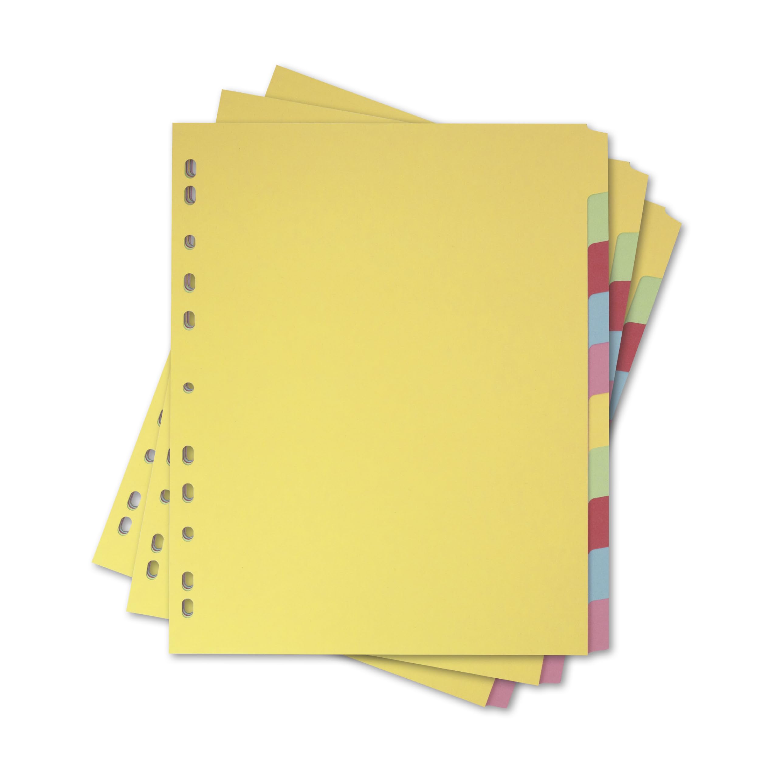 Elba 3 Pack of 10 Part Dividers, Recycled Card, A4+ : Amazon.co.uk ...