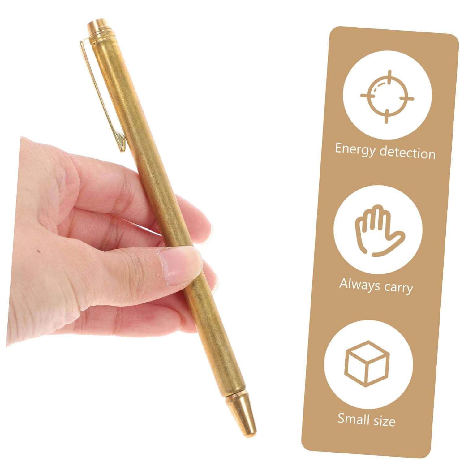 Golden Compass 伸縮式プロービングロッド 折りたたみツール 水魔術ロッド ゴールドで水探し棒 ダウジングロッドツール