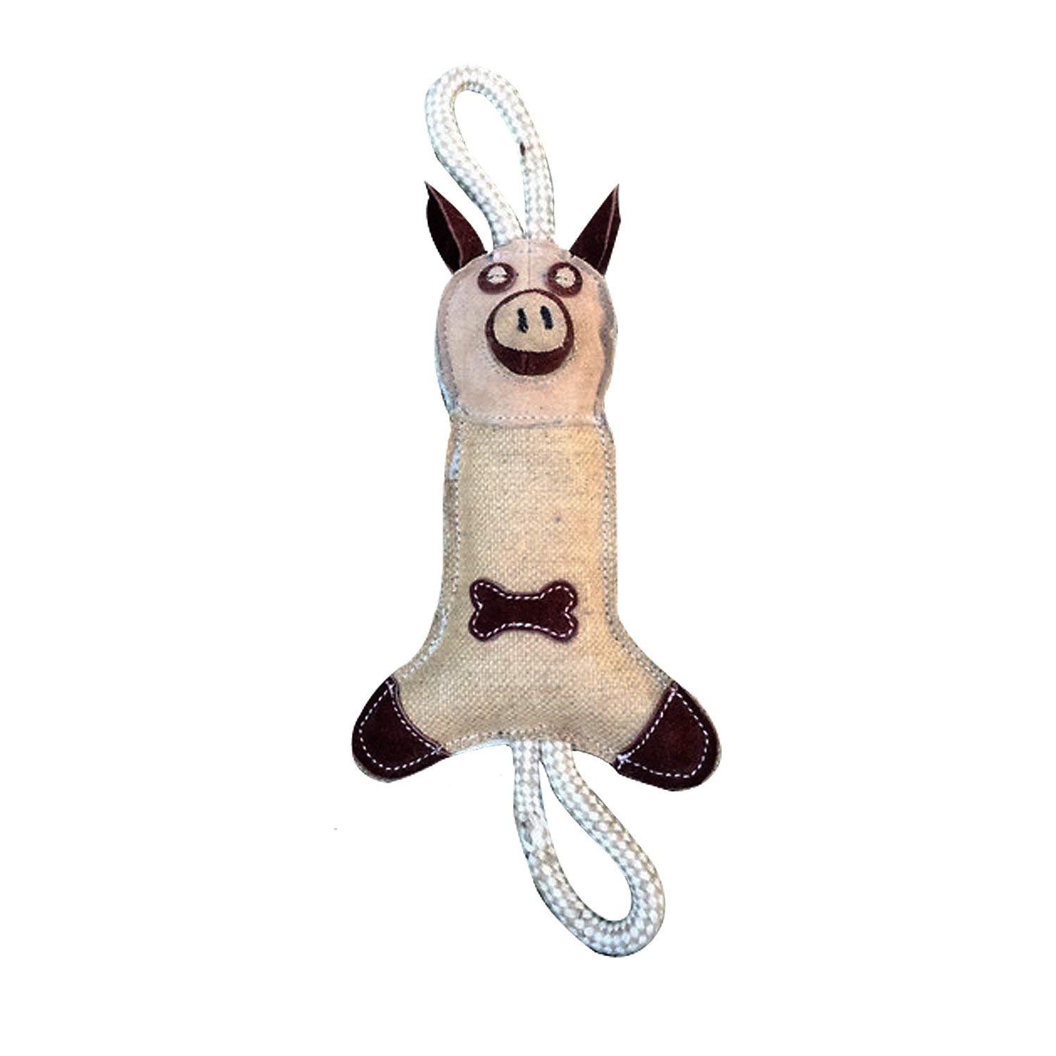 Nap Pet India Durable Pet Chew Leather & Soft Jute Toy for Dog & Cat (B01H8X94AS) Amazon Price History, Amazon Price Tracker