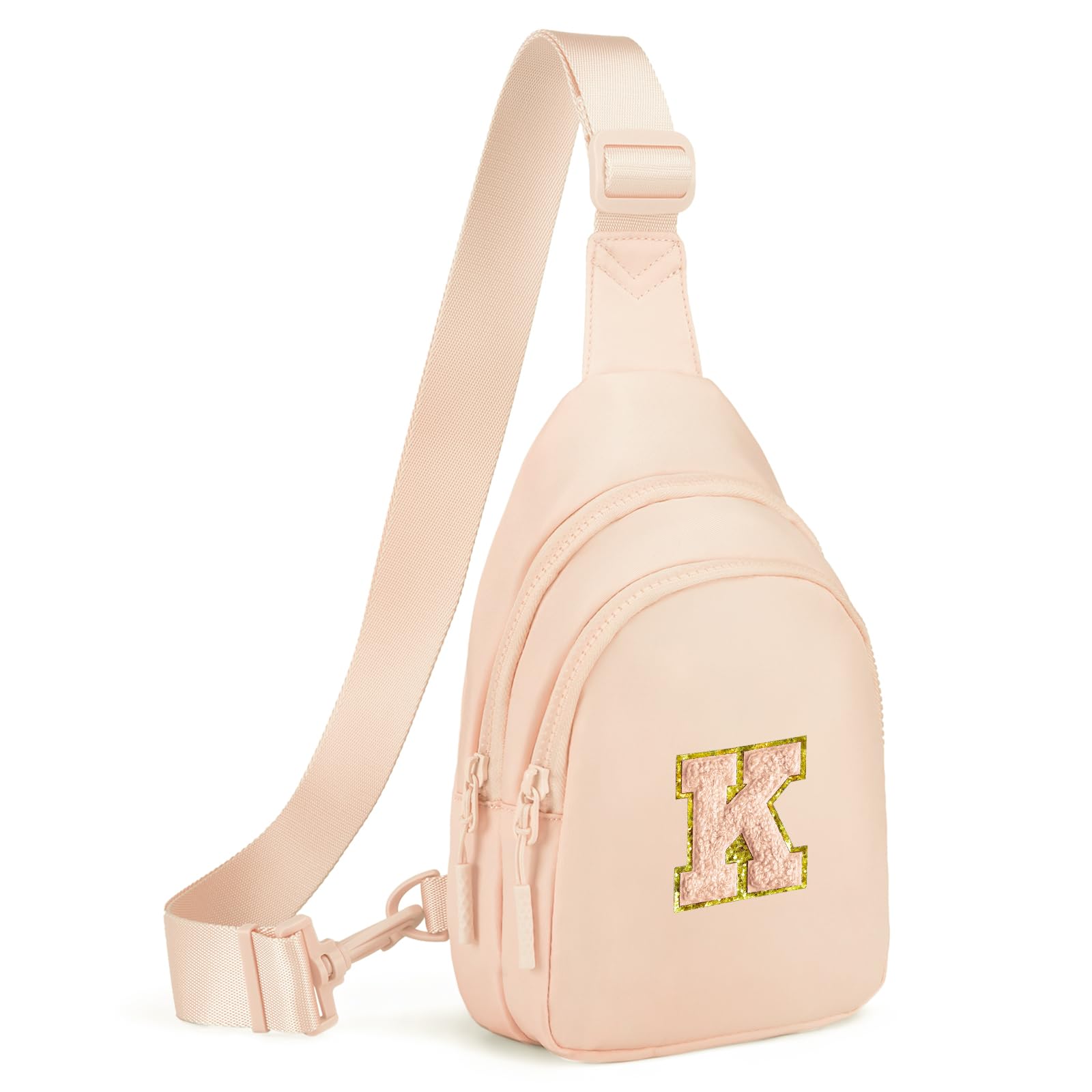 Viverte Small Initial Sling Bag for Girls & Women - Cute Crossbody Fanny Pack Gift