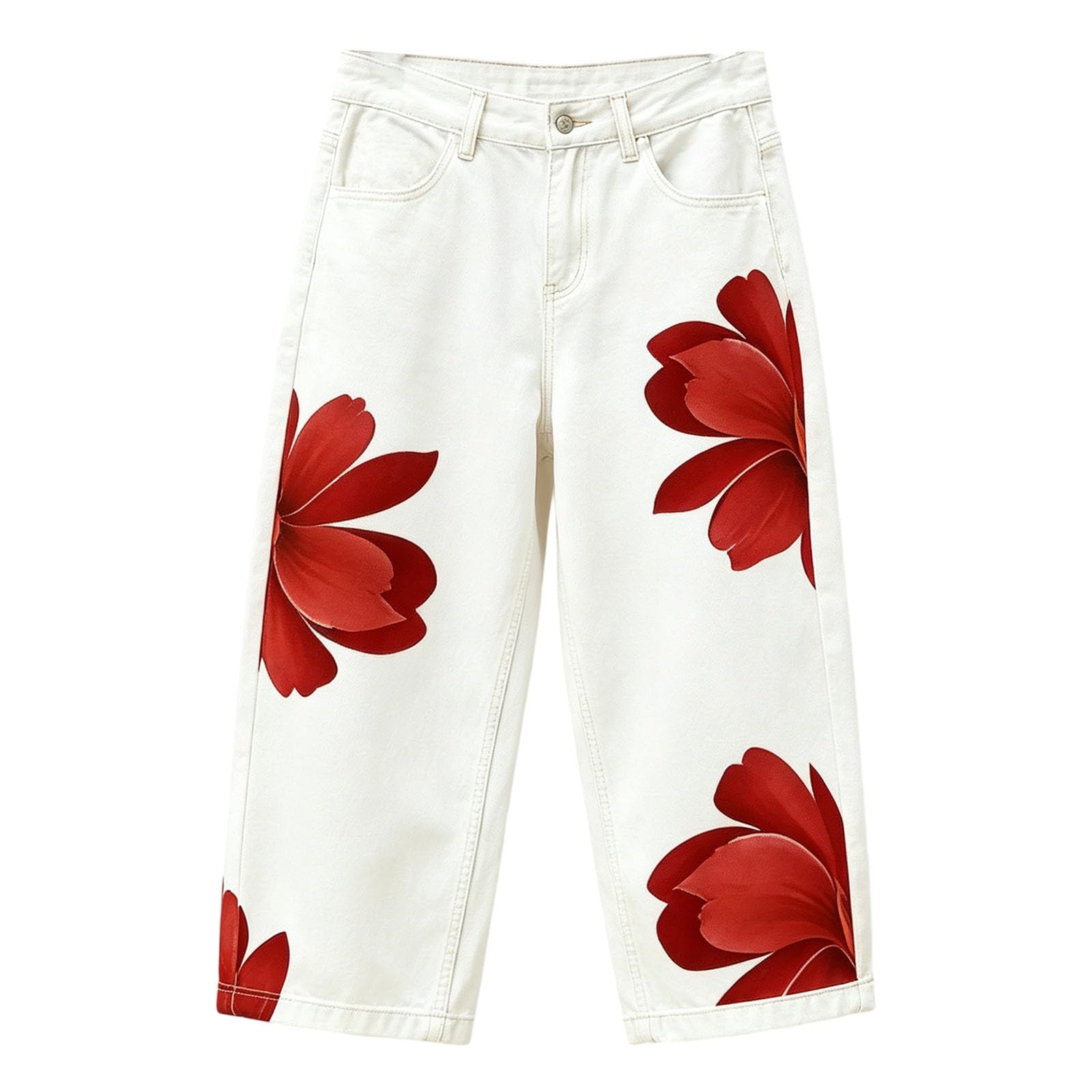 Jeans Donna Vita Bassa Jeans Baggy Leggeri Larghi Pantaloni Vita Alta Curvy Gamba Larga Tempo Libero Pantaloni Denim Elasticizzati Casual Palazzo Comodi Pants Taglie Forti Moda Basic