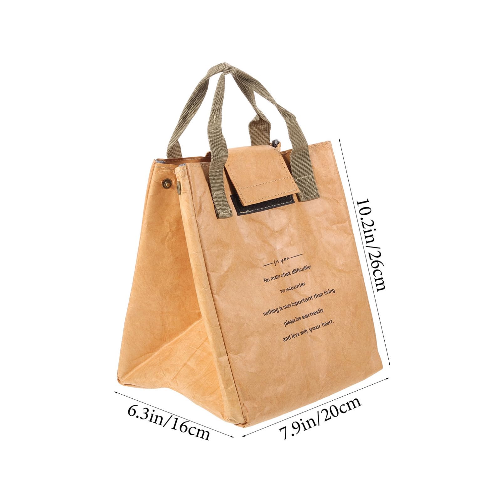 MAGICLULU Caja De 3 Piezas Paquete de hielo de bolsa de papel Bang bolsa bento de oficina bolsa de almuerzo aislada bolsa del almuerzo bolsa bento aislada portador de almuerzo portátil bolso
